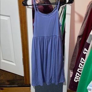 Blue tank top dress